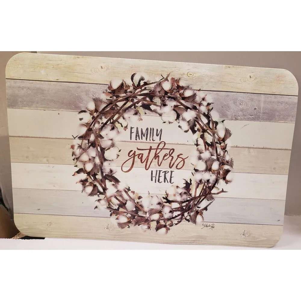 Set of 3 Same Hard Plastic Placemats (11